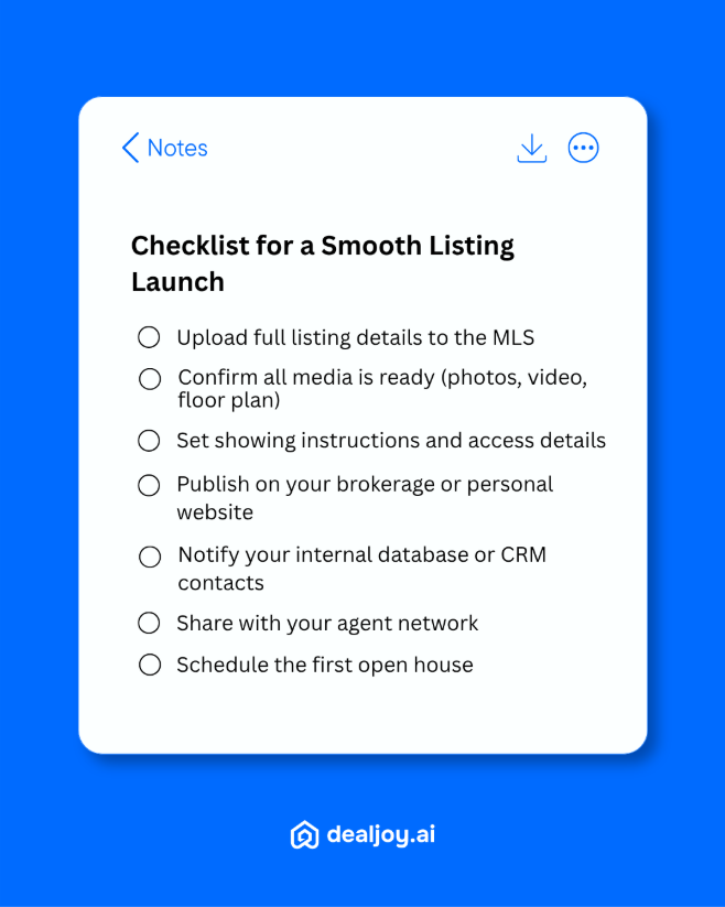  Prepare for a Clean Listing Launch 